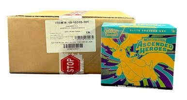 Pokemon TCG: Mega Evolution Ascended Heroes Elite Trainer 10-Box Case (ME-2.5)