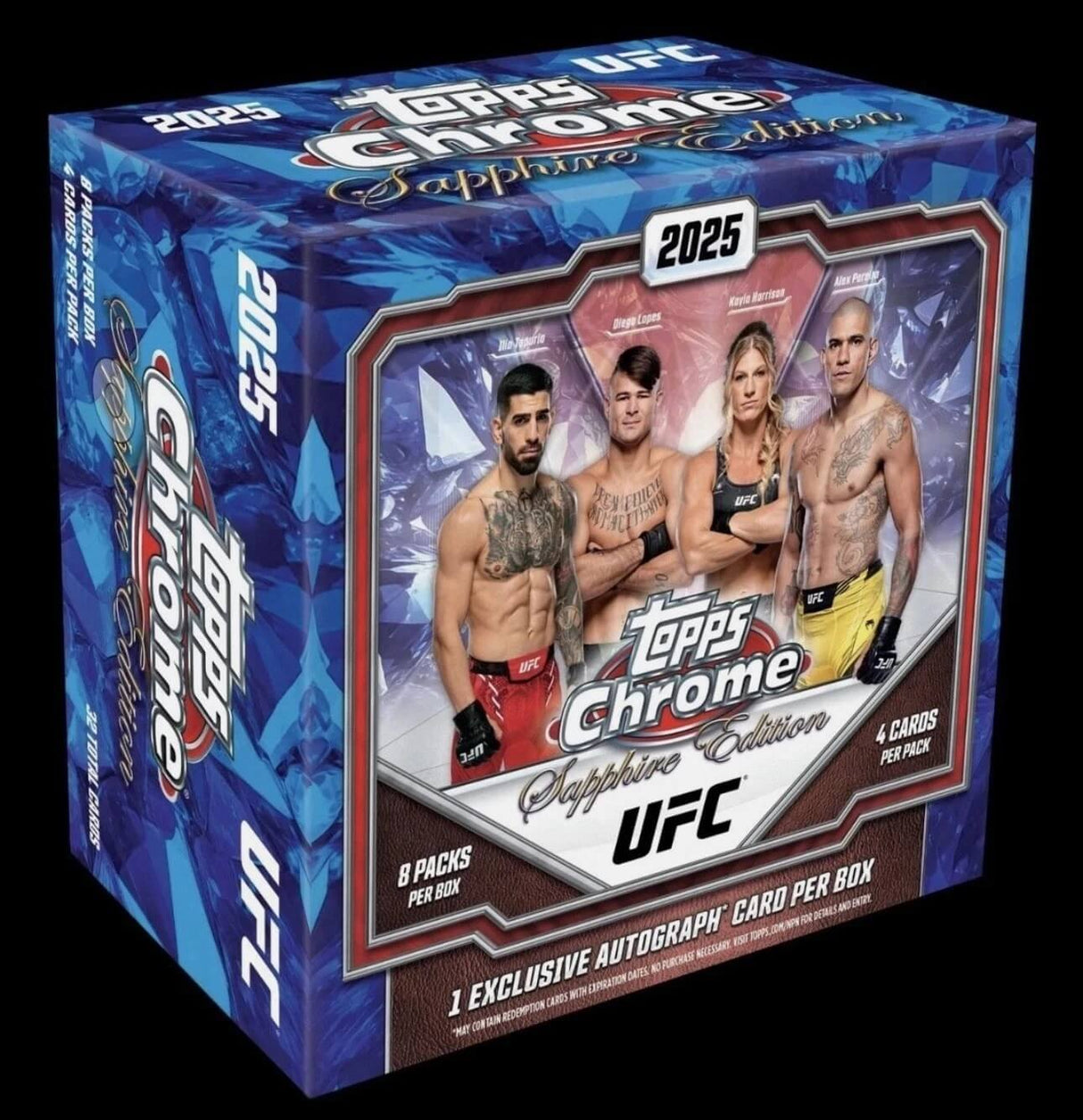 2025 Topps Chrome UFC Sapphire Edition Hobby Box